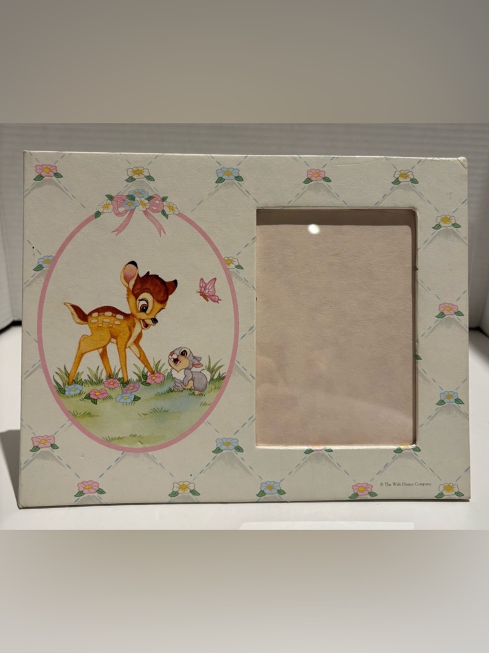 RARE VINTAGE 1980’s Bambi Thumper WALT DISNEY PICTURE Frame Made In USA